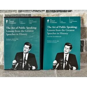 The Great Courses: The Art of Public Speaking 2 DVD w/ 1 Guidebook